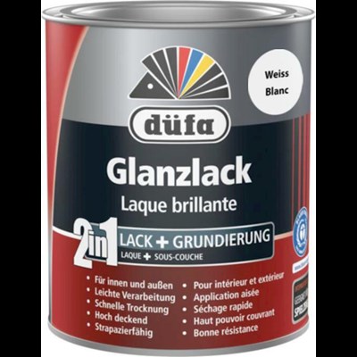 Acryllack Glanz Weiss 375 ml