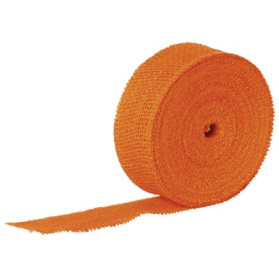 Bande en jute orange 5cm×20m