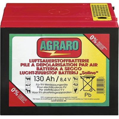 Batterie Agraro 130 Ah, 8,4 V