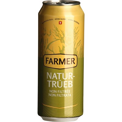 Bière non filtrée Farmer boîte 50cl