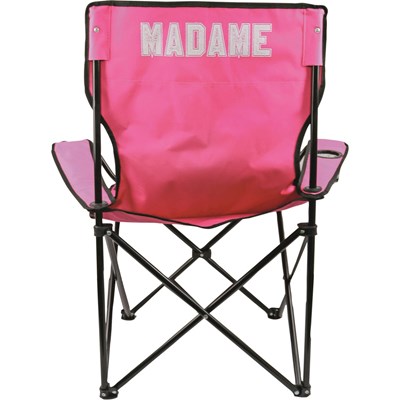 Chaise camping pliable Madame