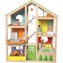 Maison de poupée meublée en bois