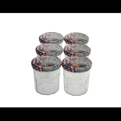 Konfitürenglas 6er-Tray 324 ml