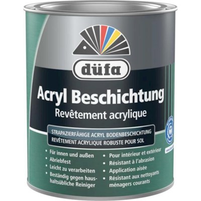 Acryl Beschichtung Kieselgrau 2,5 l
