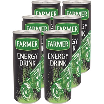 Energy Drink Farmer Dose 6 × 25 cl