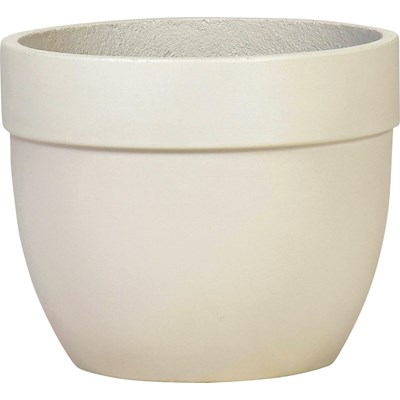 Pot Ciment rond gris 28×23 cm