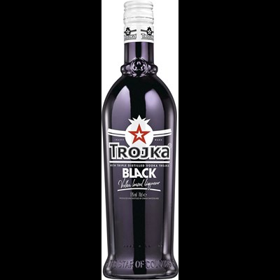 Vodka Likör Trojka BLACK 17% 70cl
