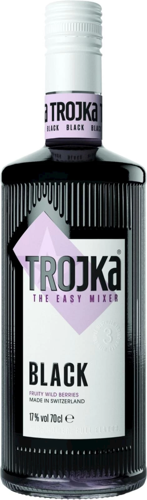 Vodka Likör Trojka BLACK 17% 70cl