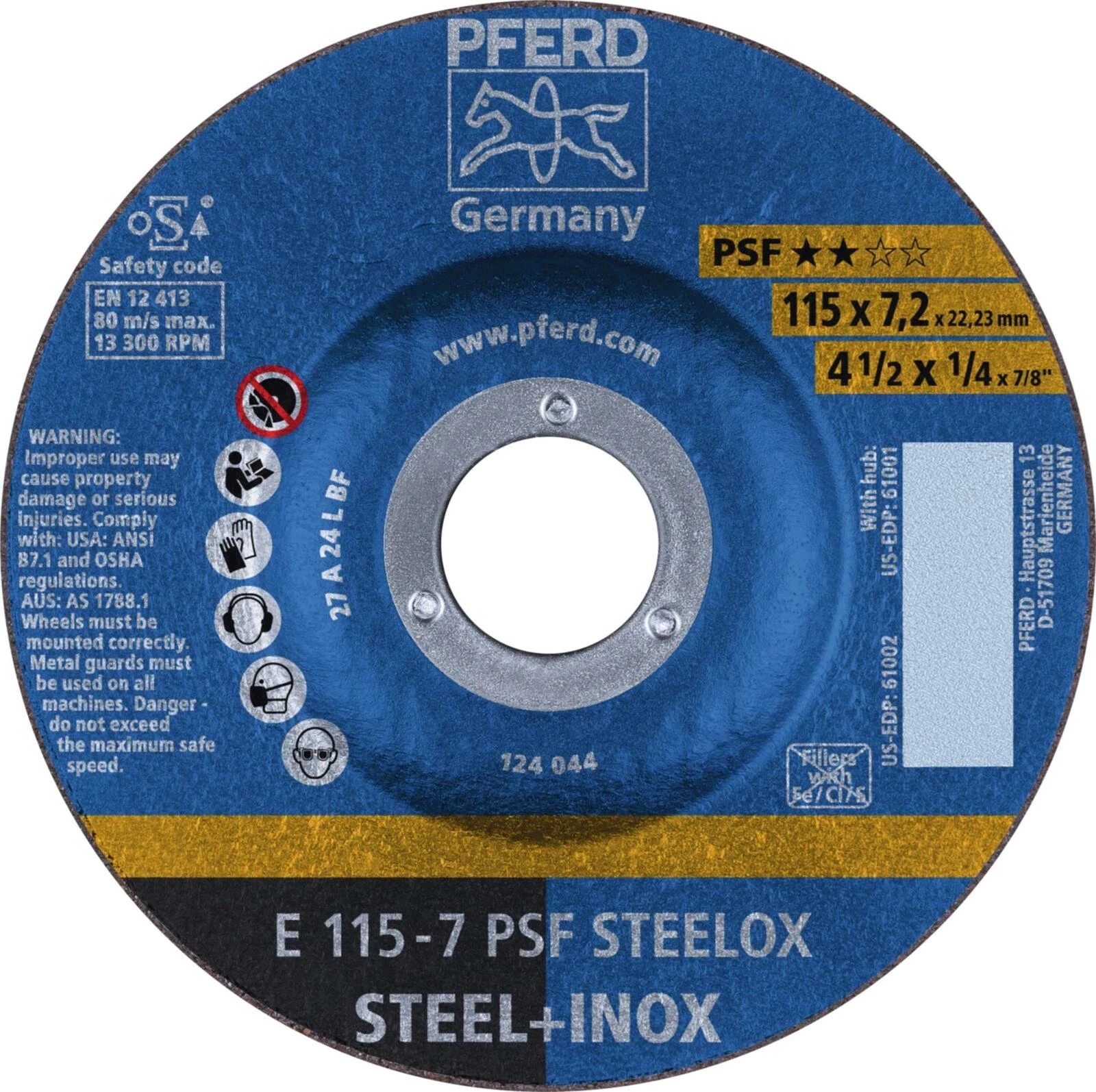 Schruppscheibe 115 × 7