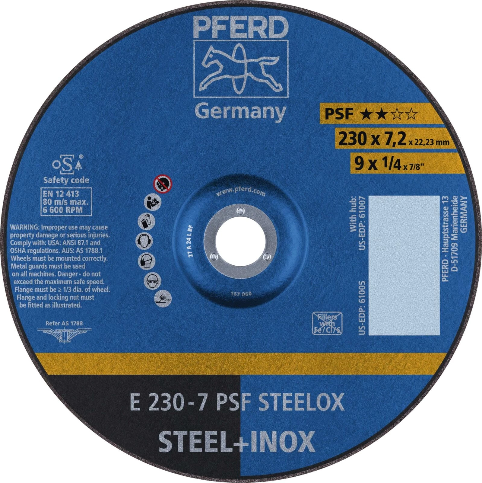 Schruppscheibe 230 × 6