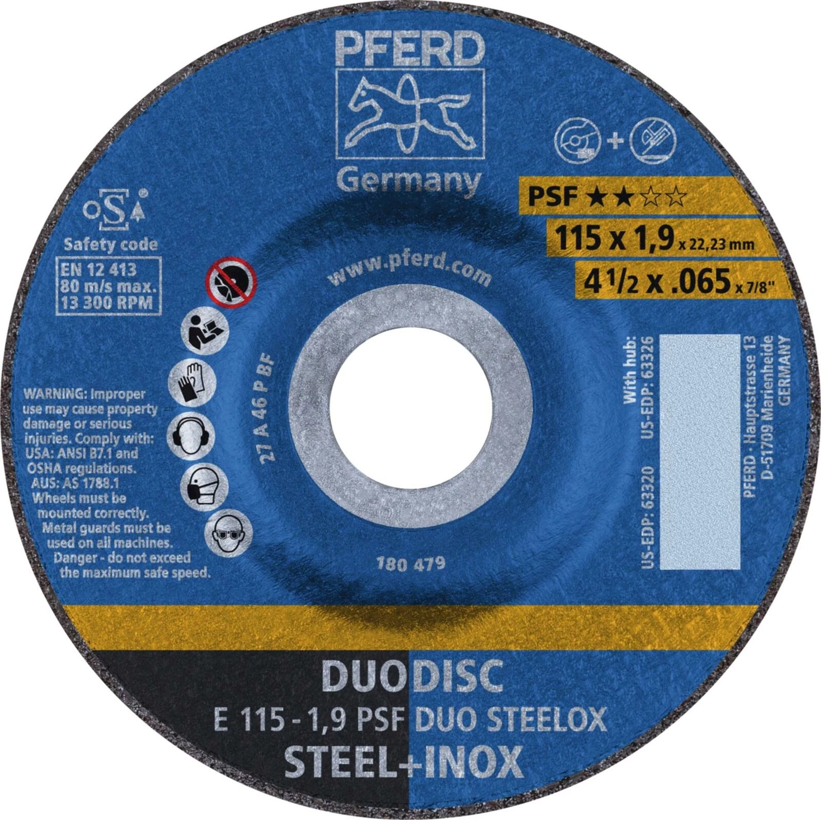 Trennscheibe Stahl 115 mm