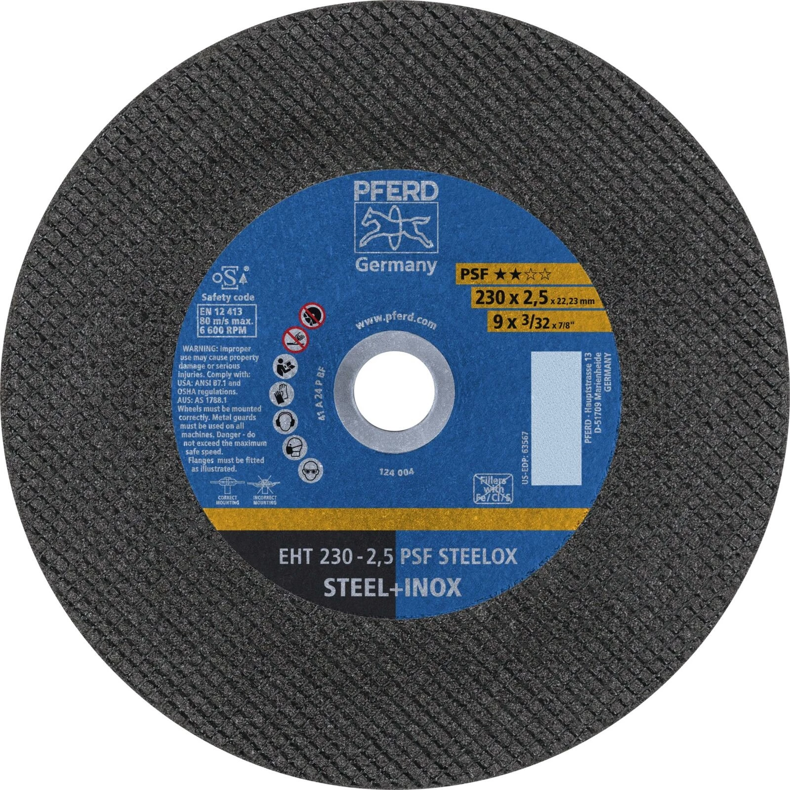 Trennscheibe Stahl 230 mm