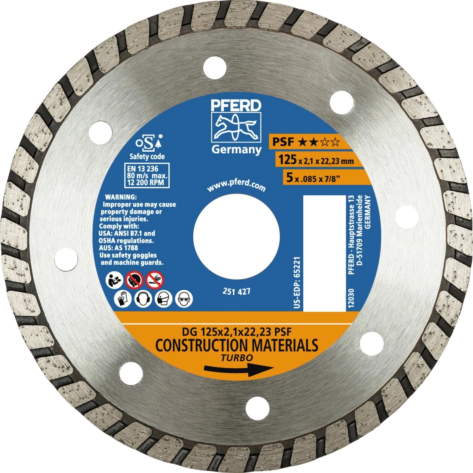 Trennscheibe Diamant Turbo 125 mm