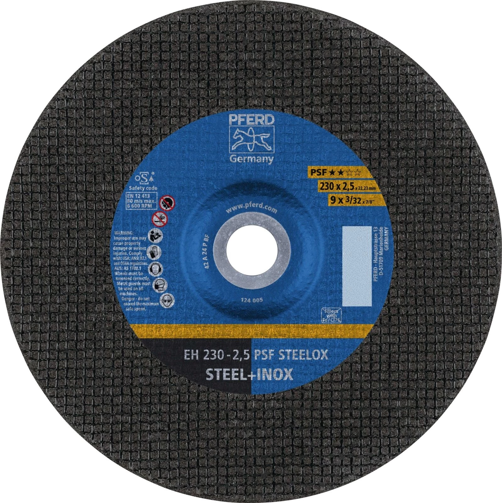 Trennscheibe Stahl SL 230×3×22mm