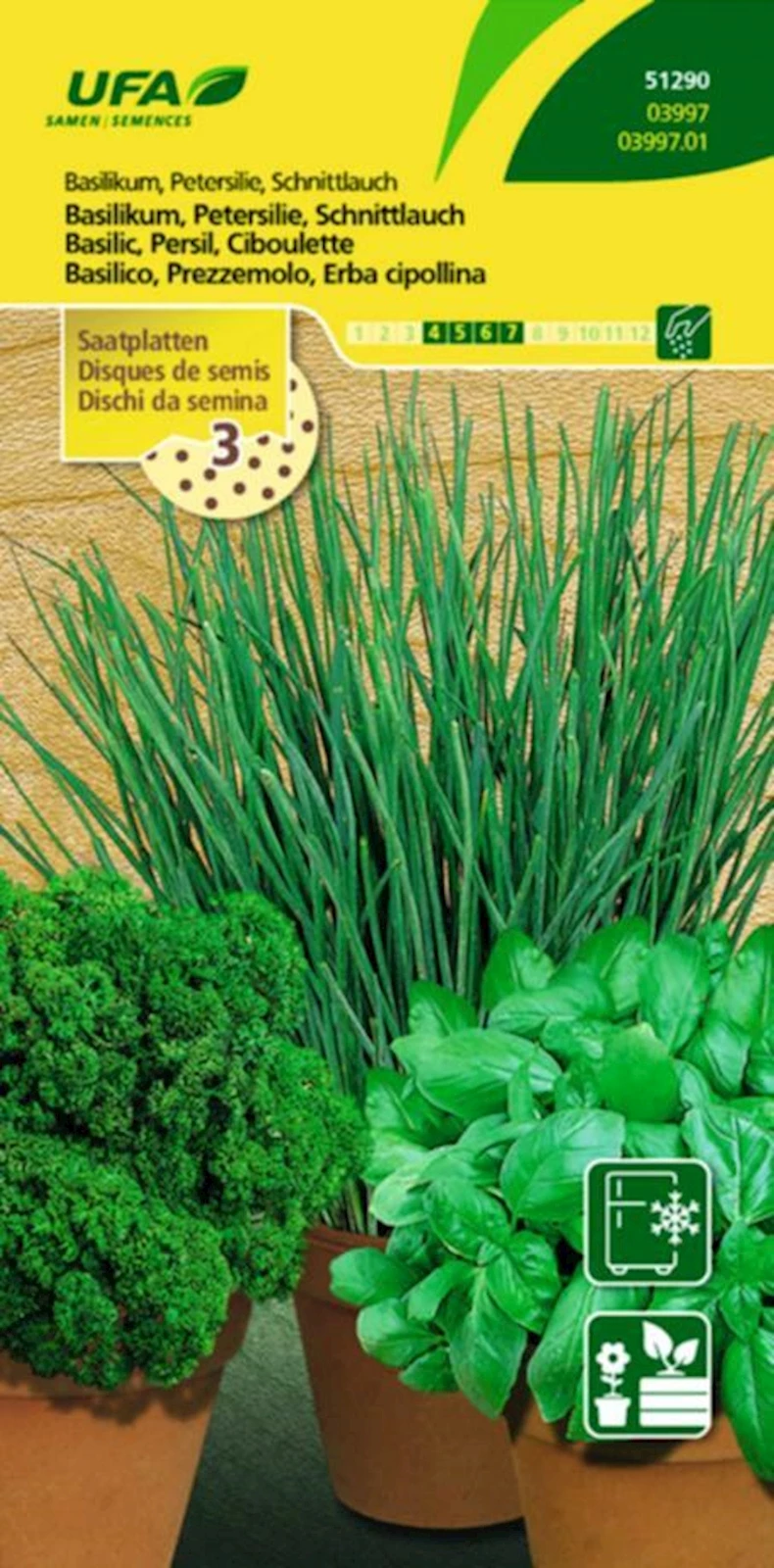 Saatplatten Kräuter UFA