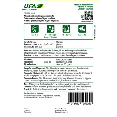 Erdbeeren Monats Rügen UFA kaufen - Kleinsämereien - LANDI