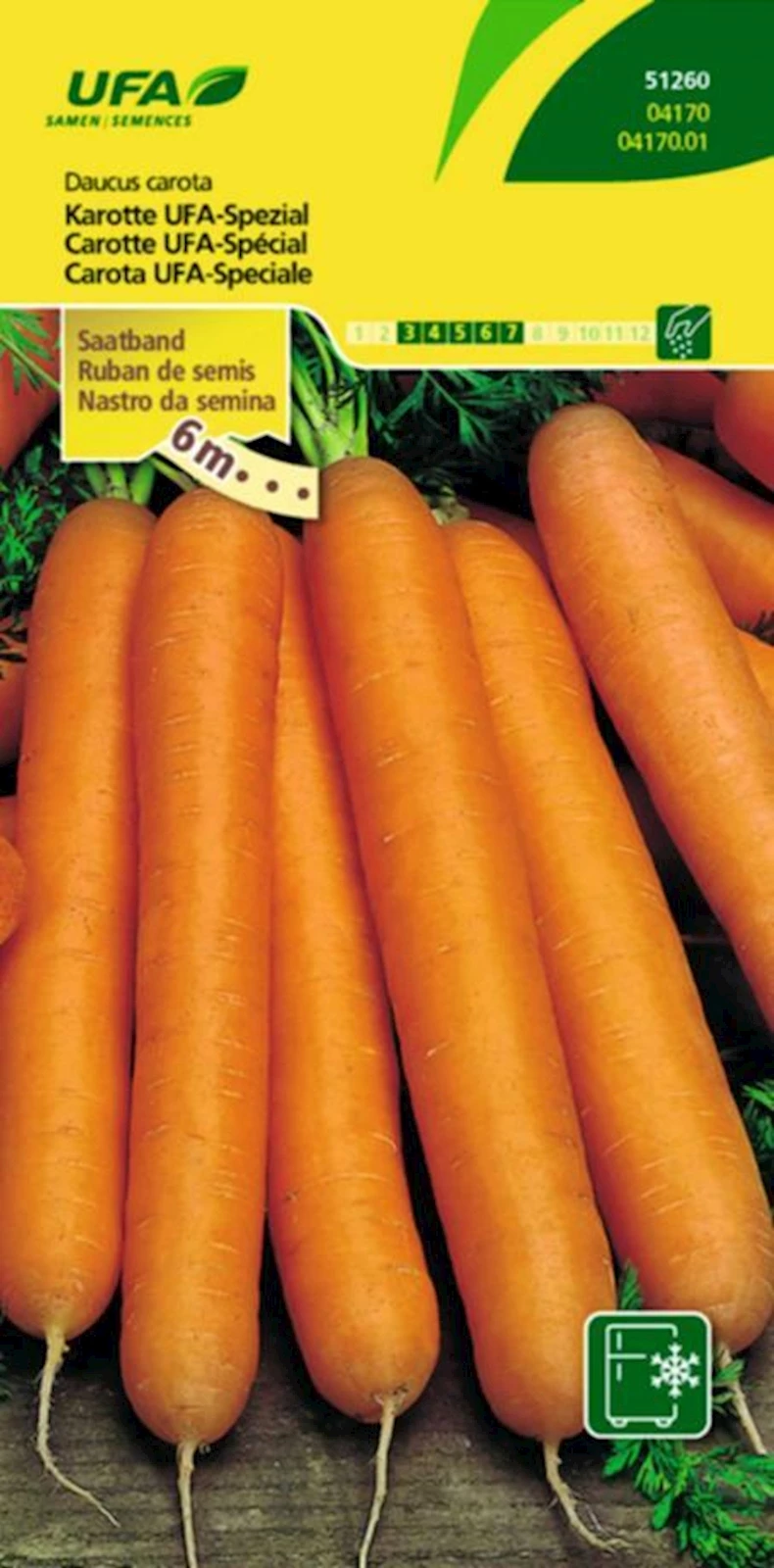 Carotte ruban de semis UFA