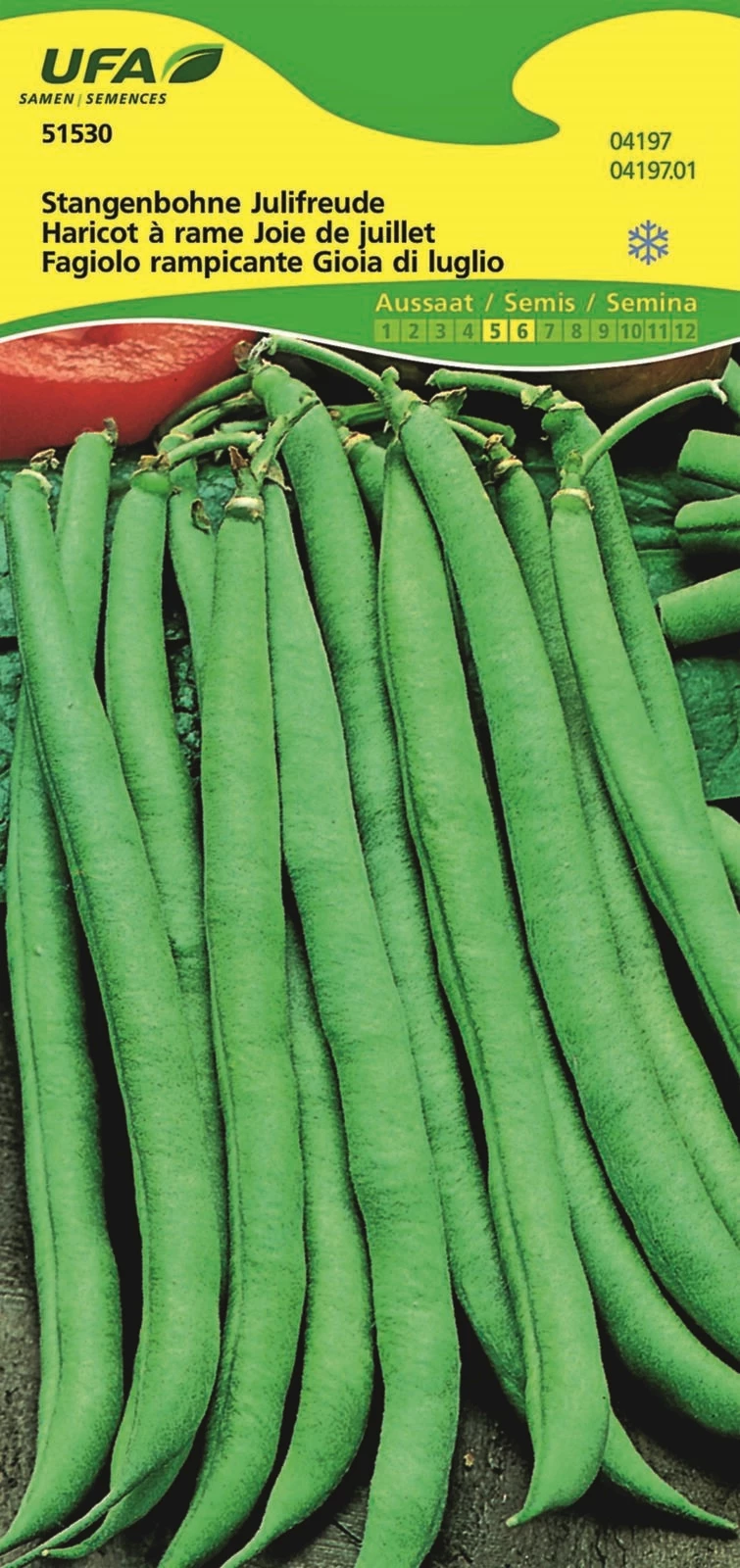 Stangenbohnen Julifreude UFA