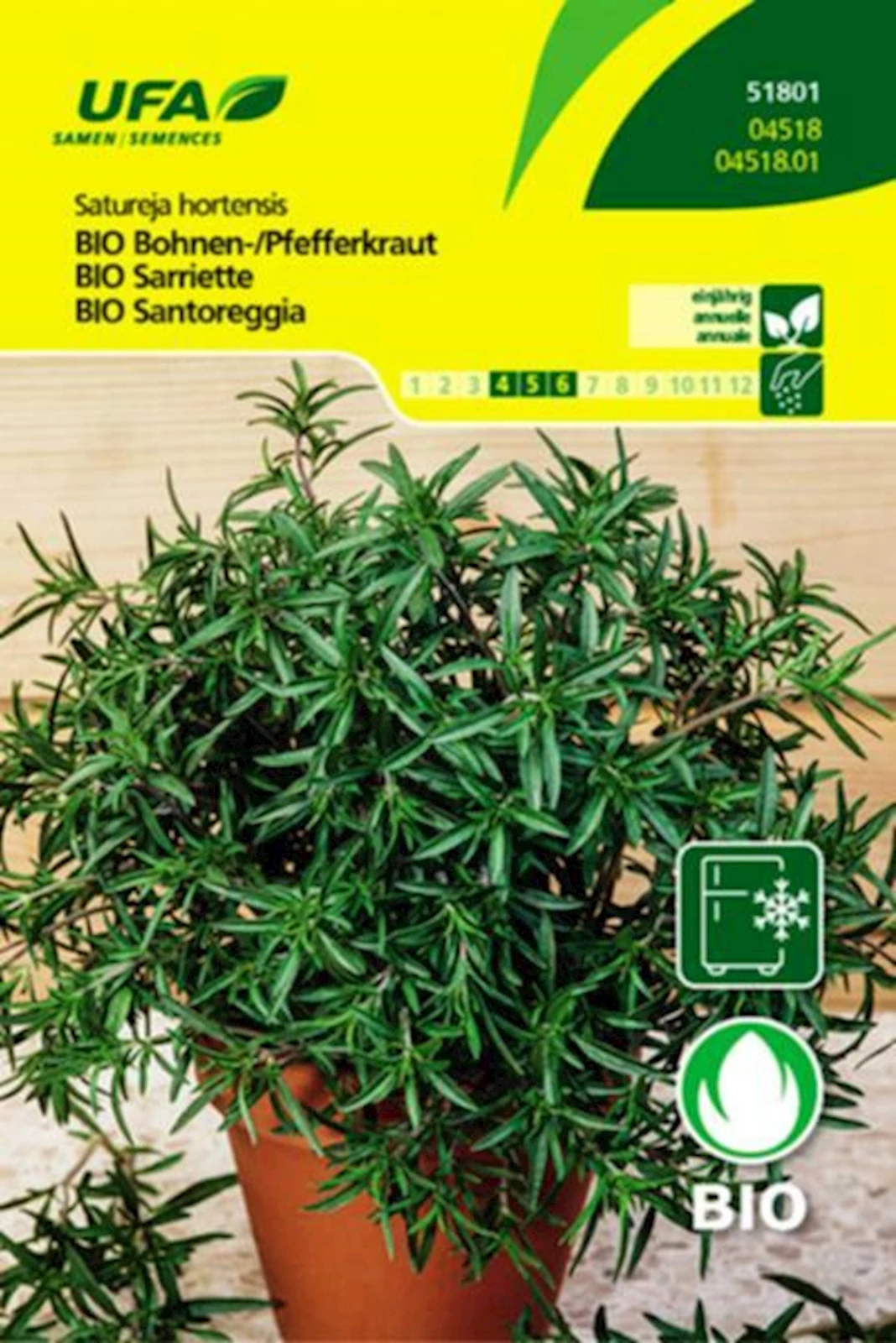 Bohnenkraut-/Pfefferkr. BIO-K UFA