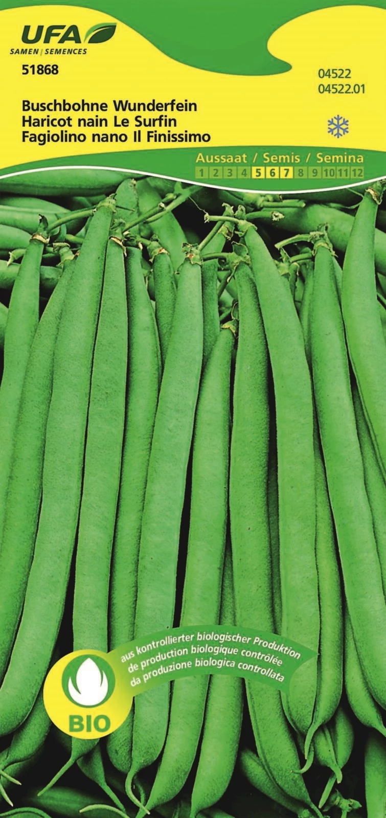 Buschbohnen Wunderfein BIO-K UFA