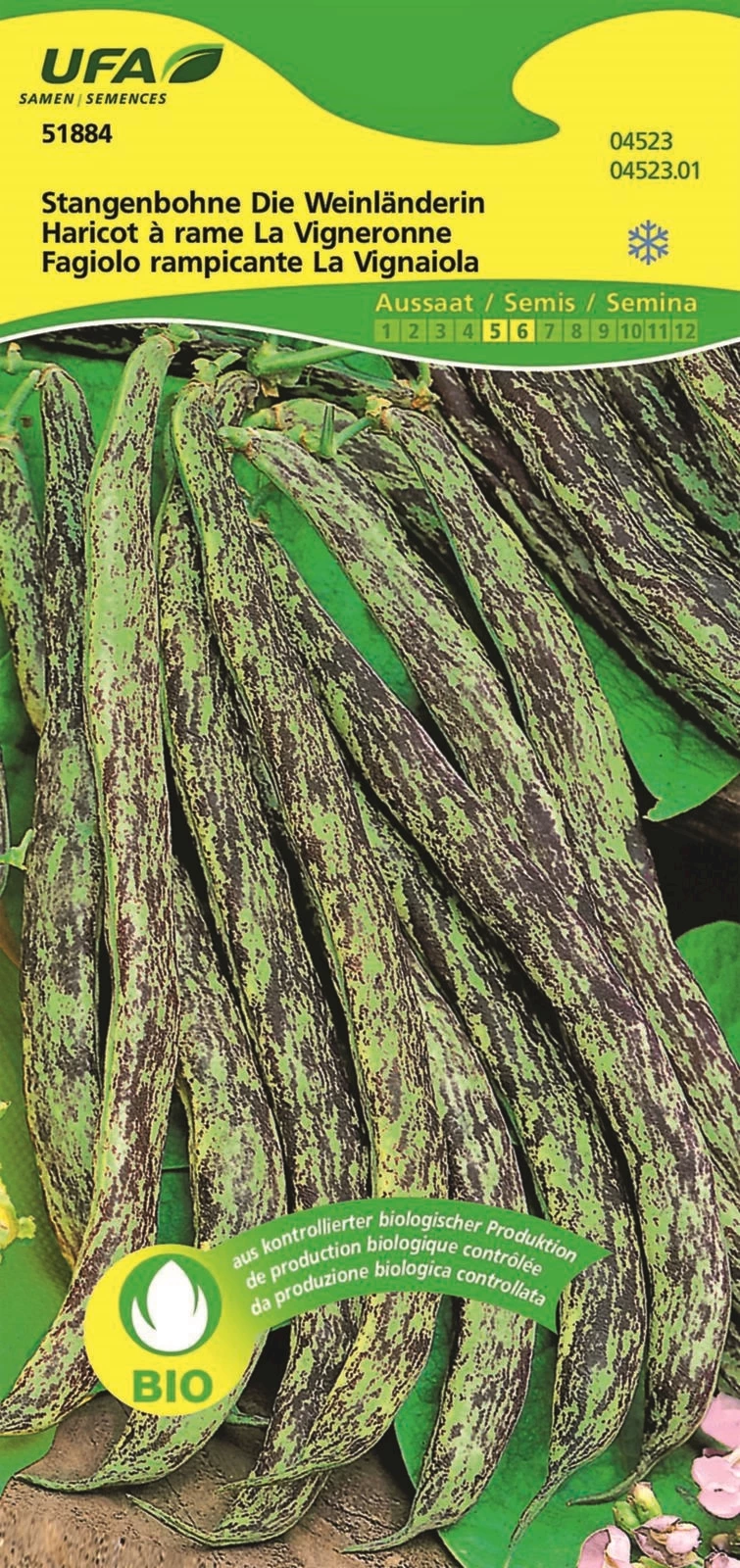 Stangenbohnen Weinländer BIO-K UFA