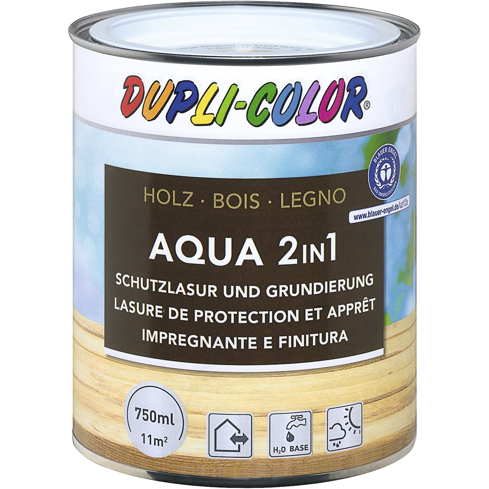 Holzlasur Aqua 750 Ml Holzschutz Landi