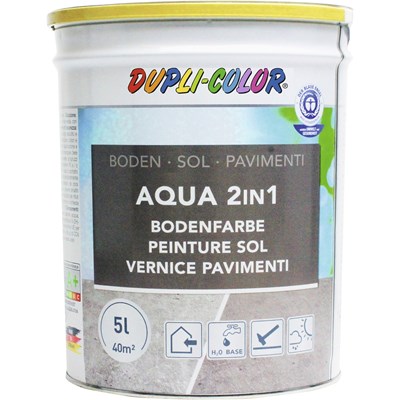 Bodenfarbe Aqua kieselgrau 5 l