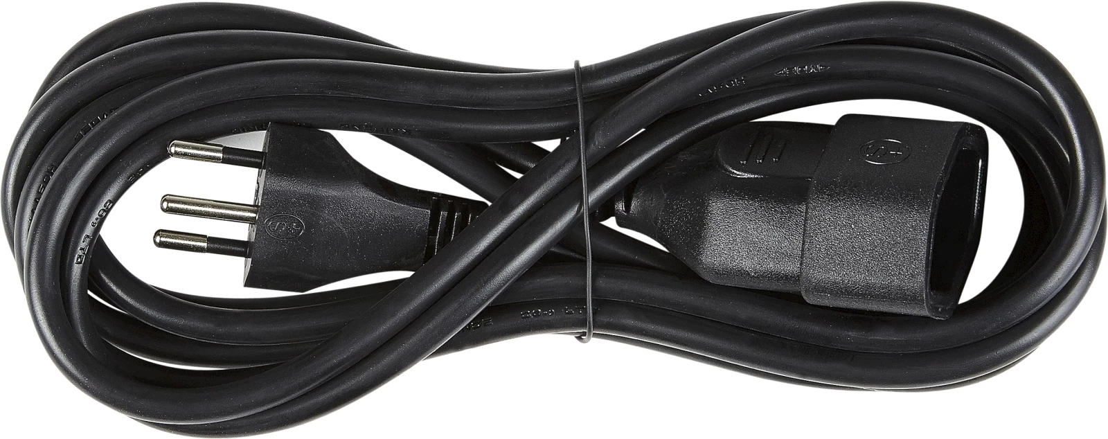 Verlängerungskabel schwarz 3 m