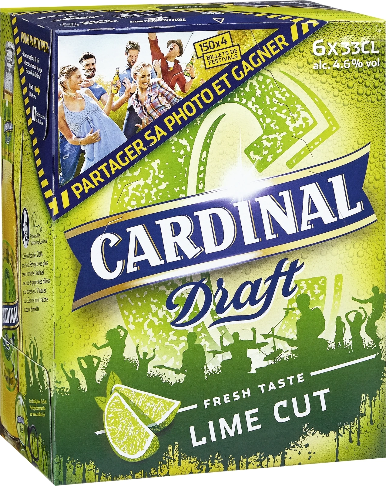 Bier Cardinal Lime Cut 6 × 33 cl kaufen Biere mit Alkohol LANDI