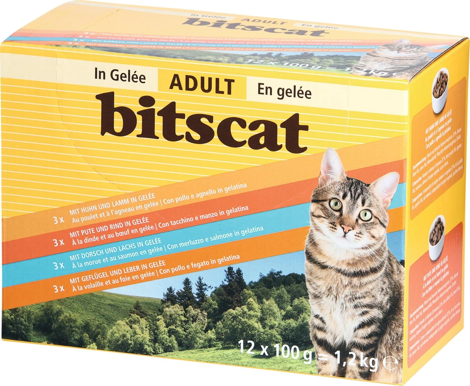 Katzenfutter Gelee 12 × 100 g