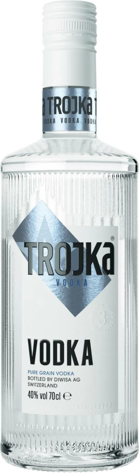 Vodka Trojka Pure 40% 70cl