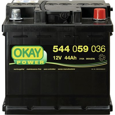 Starterbatterie Okay 44Ah/360A