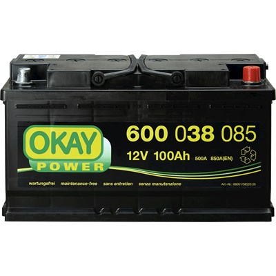 Starterbatterie Okay 100Ah/850A