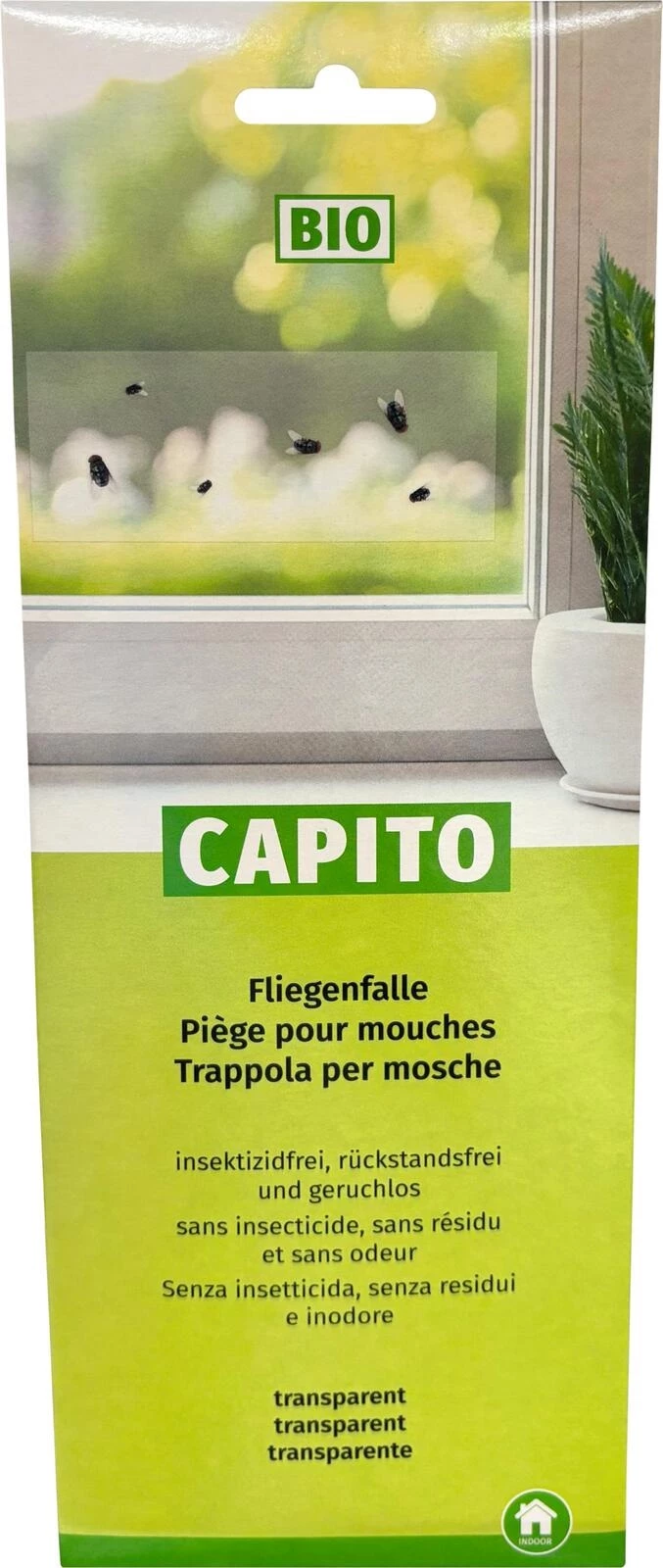 Fliegenfalle transparent