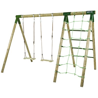 Balançoire enfants en bois 2,95×2m