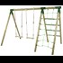 Balançoire enfants en bois 2,95×2m