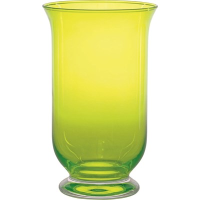 Vase en verre coloré 25 × 15,5 cm