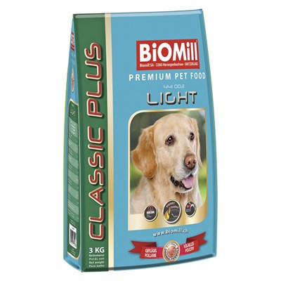 Aliment p. chien Light Biomill 3 kg