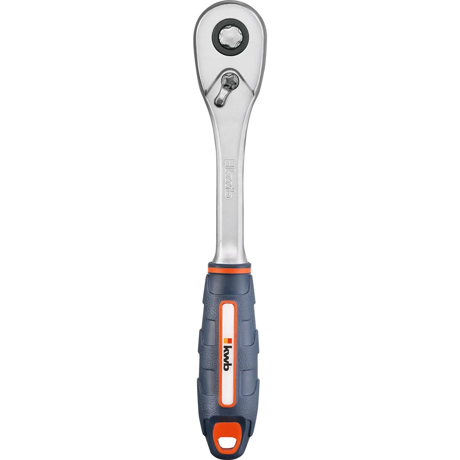 S&R Cliquet 1/2 Réversible Manche Courbé - Clé à Cliquet Professionnelle 45 Dents