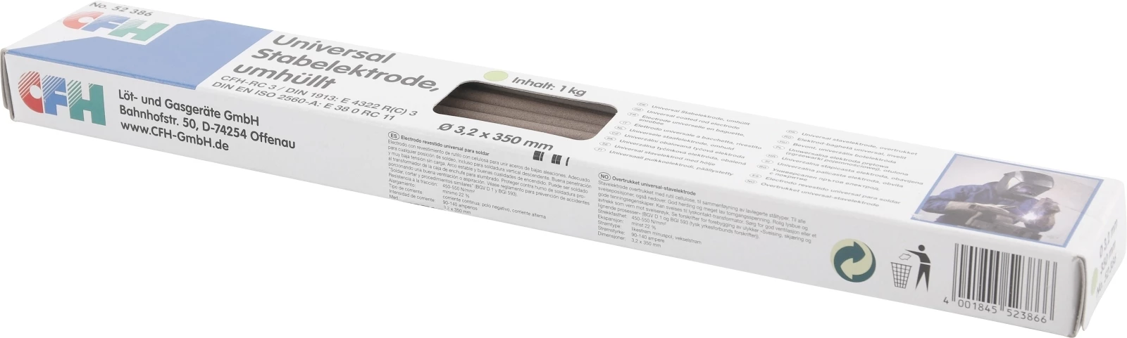 Baguette d'électrodes 3,2 × 350 mm