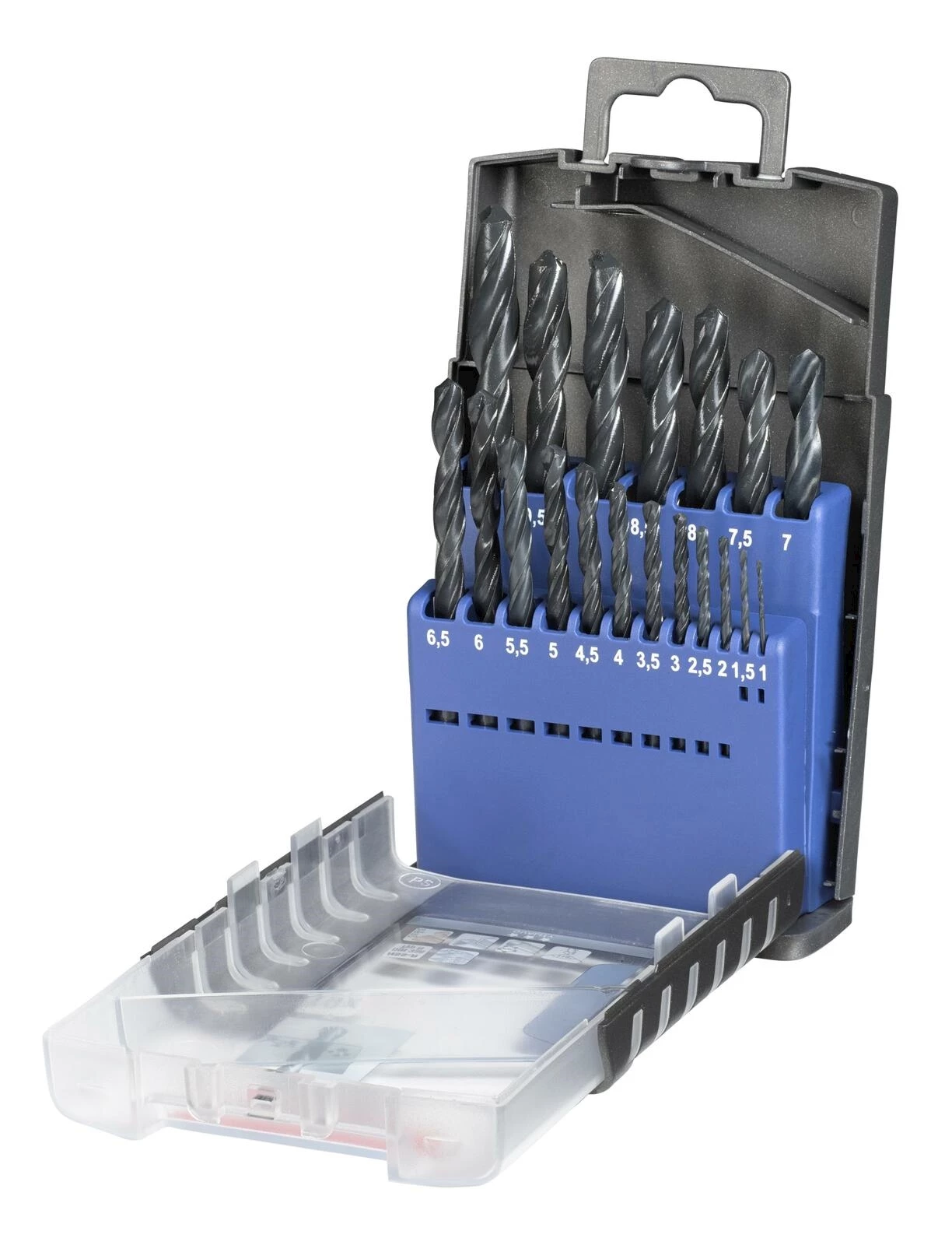 Metallbohrerset 1-10 19tlg