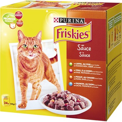 Katzenfutter Friskies 24 × 100 g