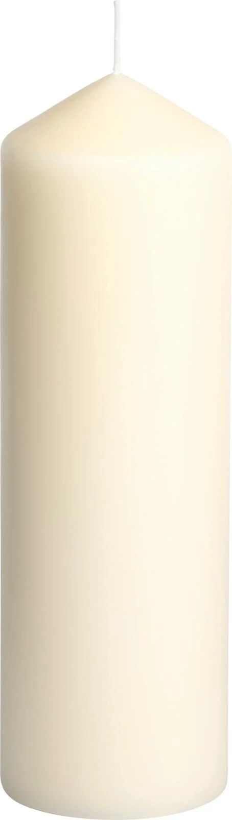 Zylinderkerze 9,2 × 30 cm ecru