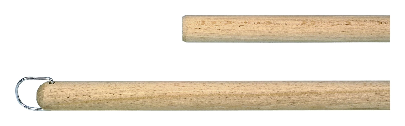 Holzstiel ohne Gewinde 160 cm