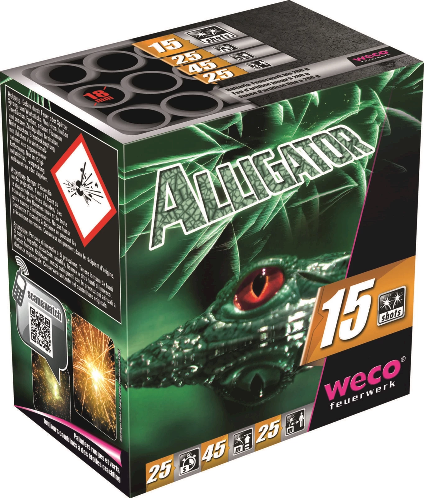 Batterie Alligator Acheter Feu d'artifice LANDI