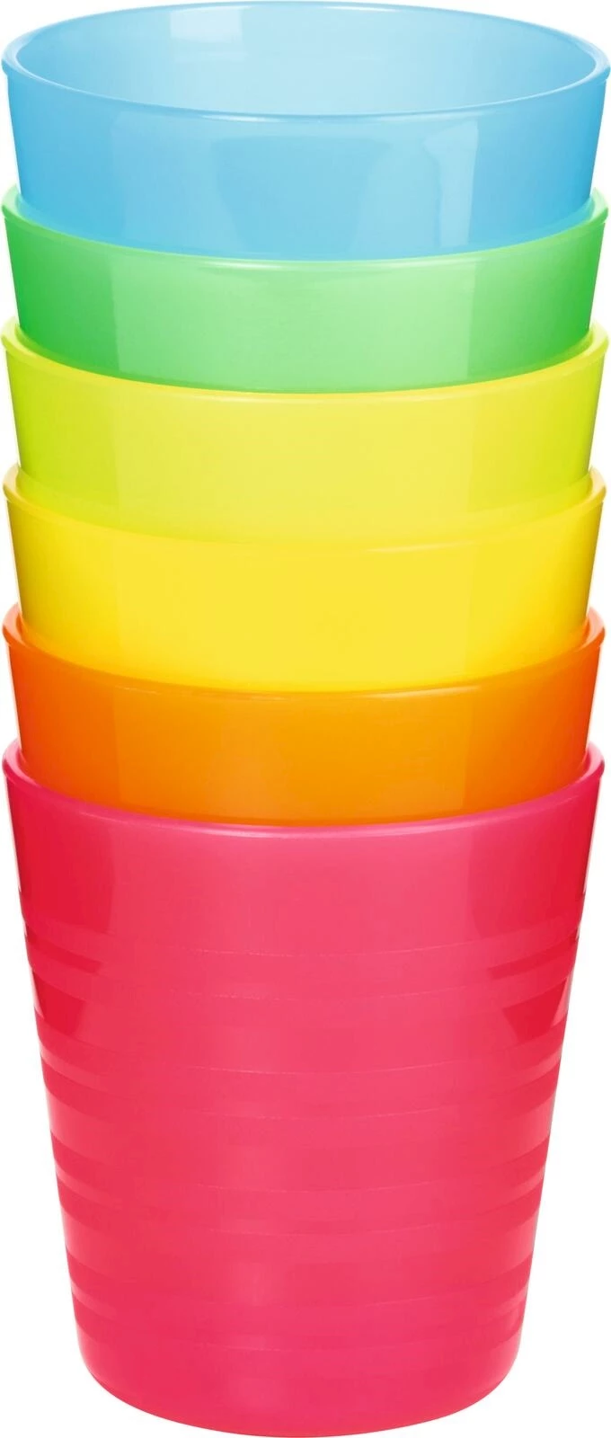 Gobelets colorée 6 pièces