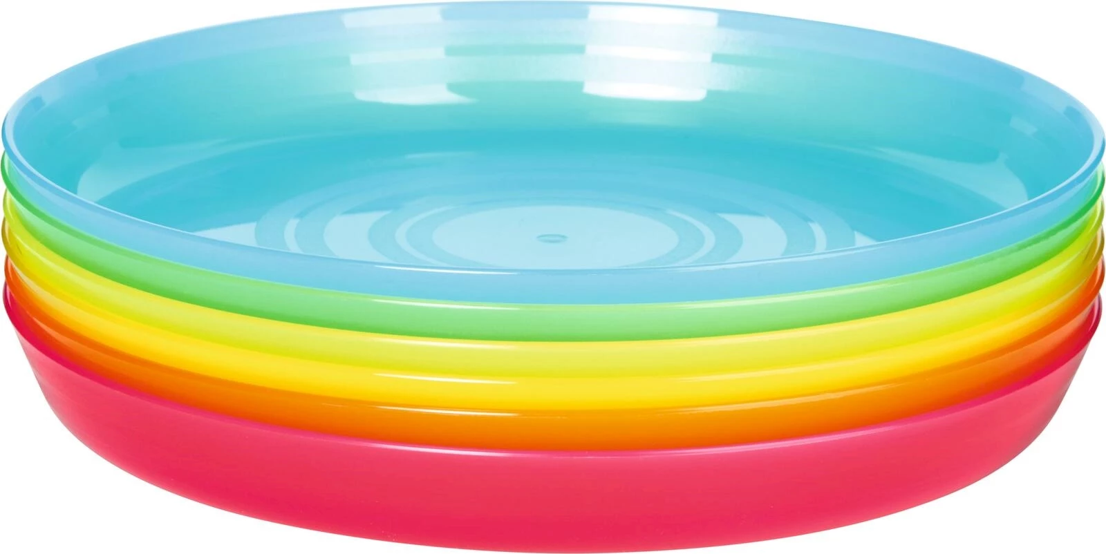 Assiette colorée 6 pièces