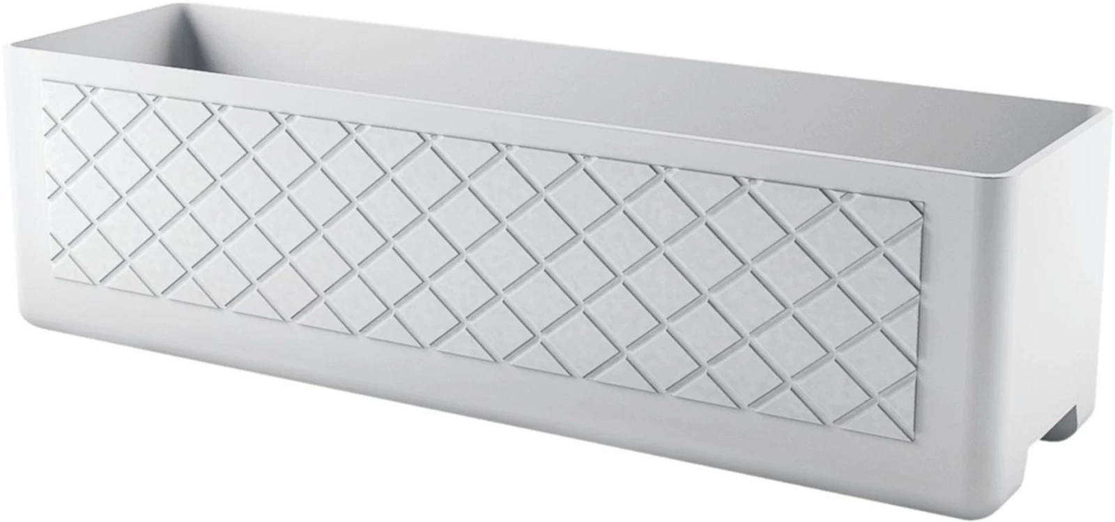 Blumenkiste Decor grau 80×17×17 cm