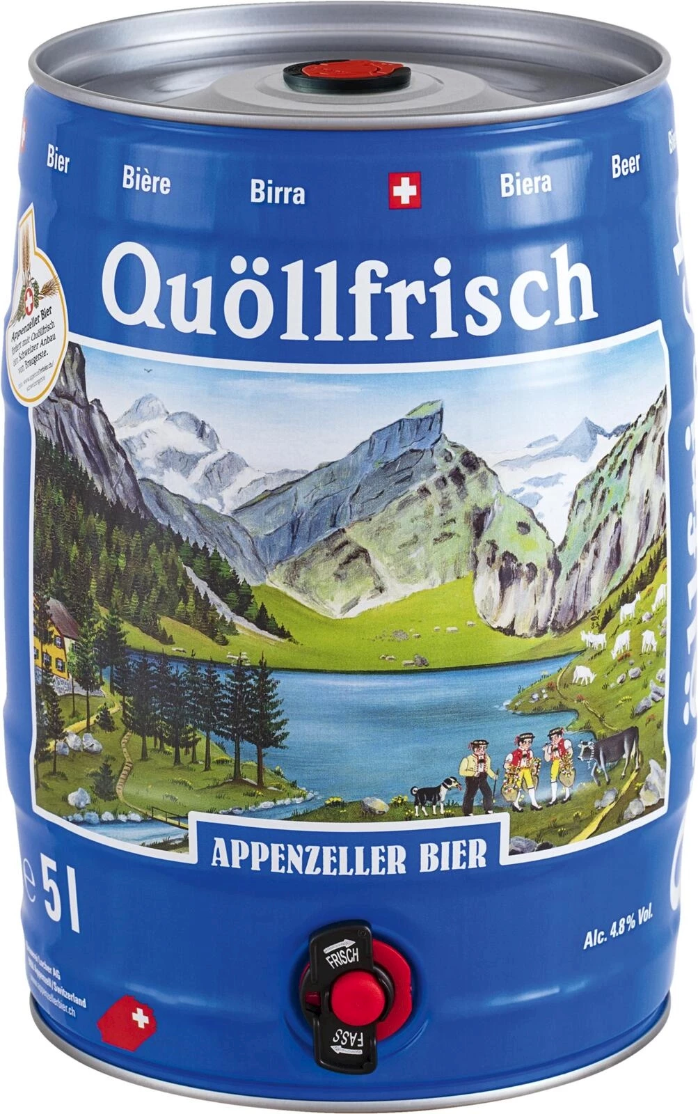 Bière Quöllfrisch 5 l Fût de fête