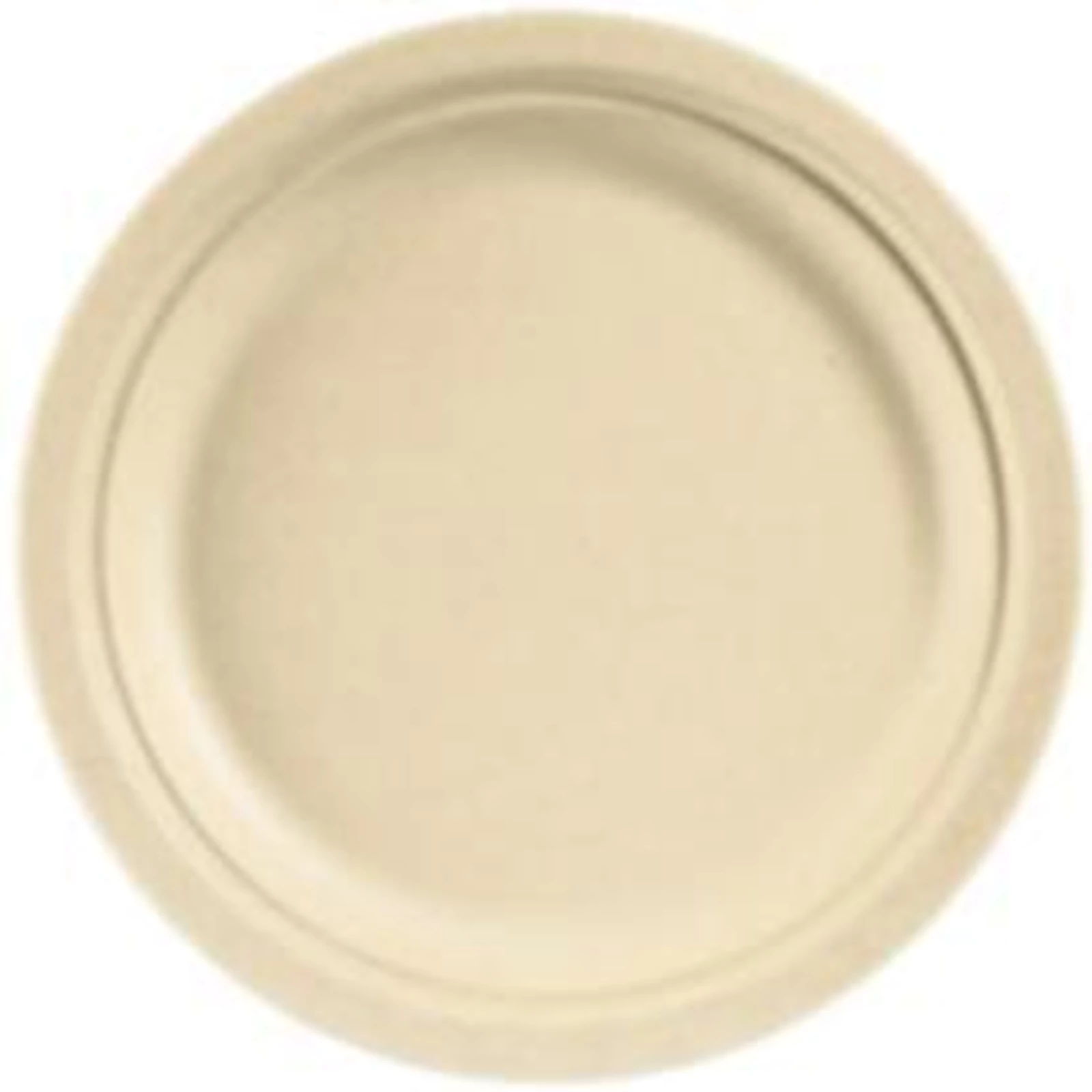 Assiette 22 cm brun 10 pièces